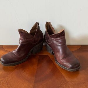 Born Dark Brown Ankle Booties